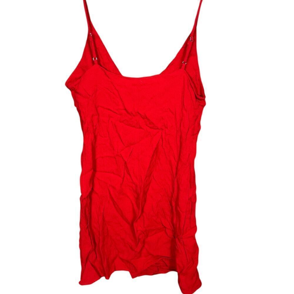 Reformation Marlowe Mini Dress Red Slip Dress Size Small - Picture 5 of 7